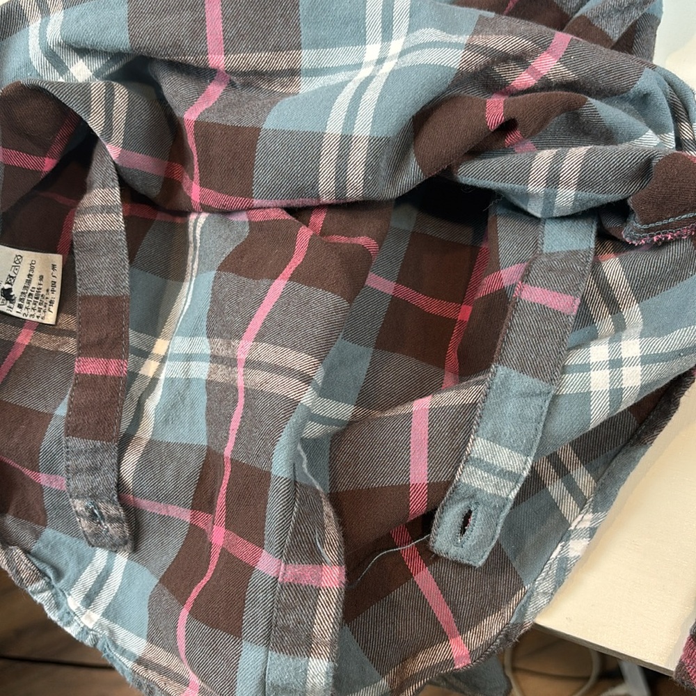 Matchstick‎ Shirt Womens Medium Plaid Flannel Button Down - Picture 8 of 9